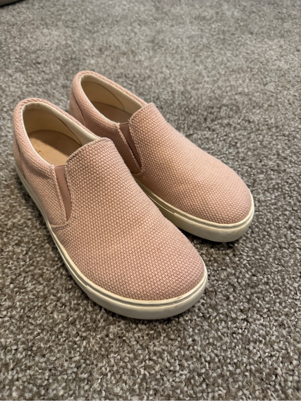 Birkenstock Oswego Slip-On Knit Sneakers in Dusty Pink